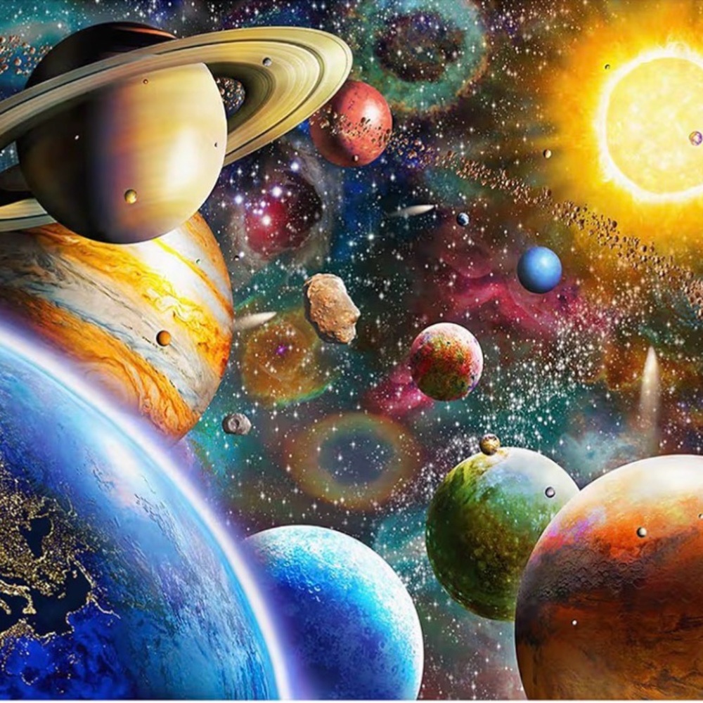 Solar System Puzzle 1000 pieces